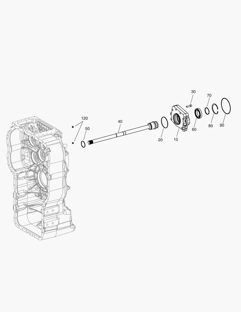Схема G070-291 POWER TAKE - OFF [8X1085~]
