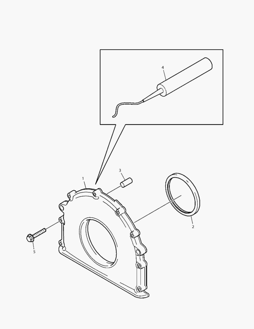 КРЫШКА РАСПРЕДЕЛИТЕЛЬНЫХ ШЕСТЕРЕН