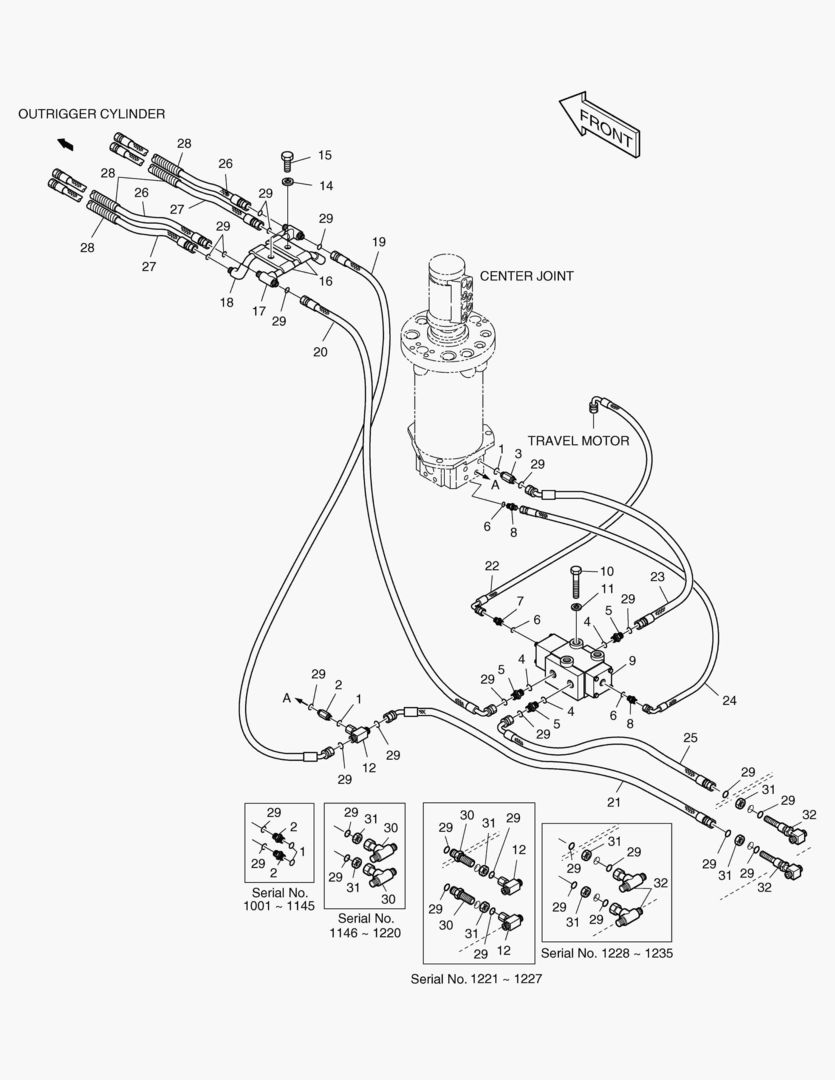 Спецтехника 2160 DOZER & OUTRIGGER PIPING