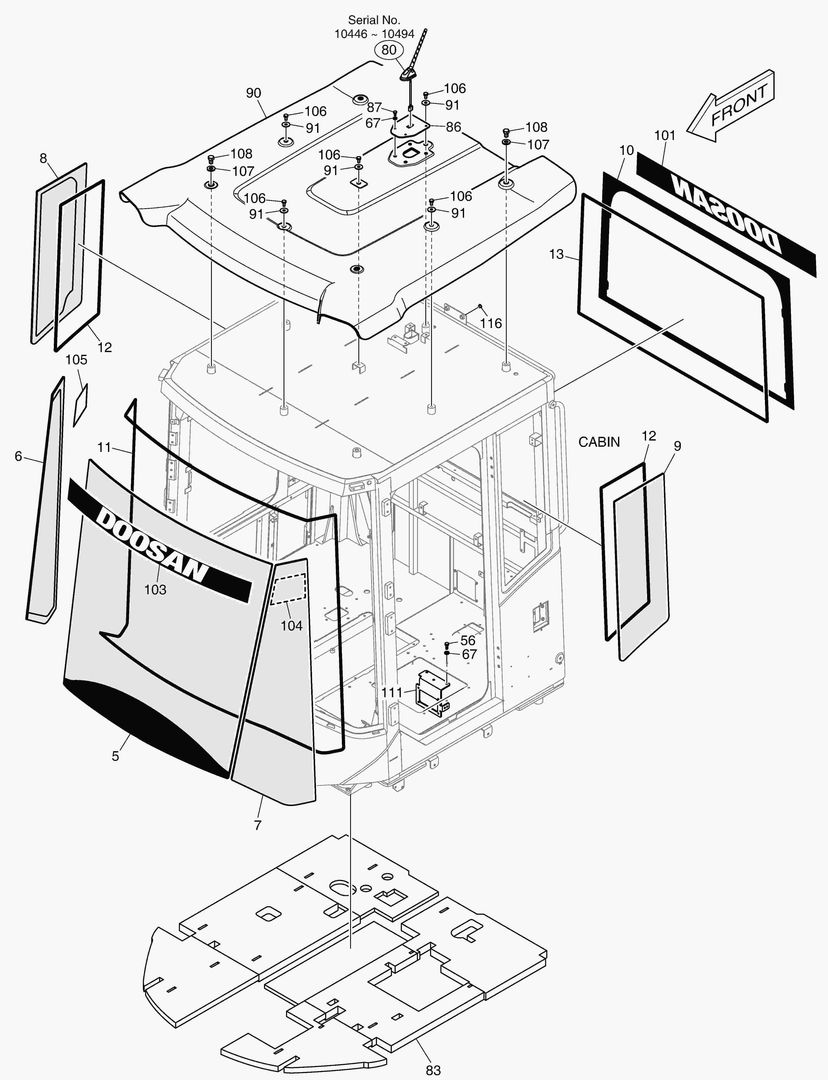 6350 CABIN(6) - GLASS