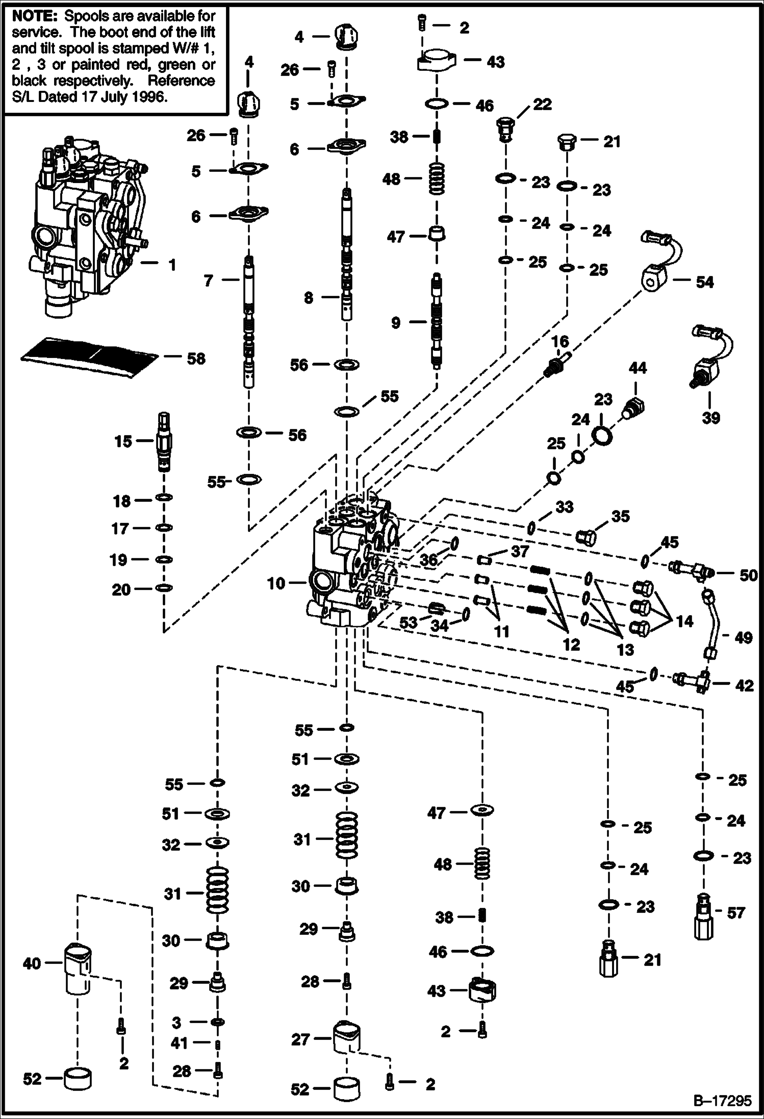ГИДРАВЛИЧЕСКИЙ РЕГУЛИРУЮЩИЙ КЛАПАН (ПЕРЕДОВОЕ УСТРОЙСТВО РУЧНОГО УПРАВЛЕНИЯ) (С КЛАПАНОМ СИСТЕМЫ БЛОКИРОВКИ УПРАВЛЕНИЯ (BICS))