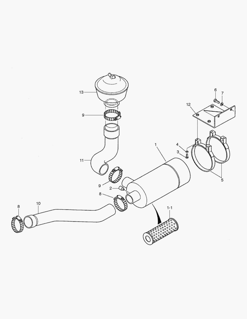 1250 AIR CLEANER(1) [1~8]