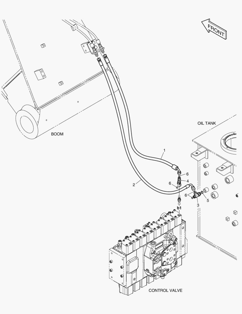 ТРУБОПРОВОД СЕРВОУПРАВЛЕНИЯ-КЛАПАН ЗАМКА РУКОЯТИ