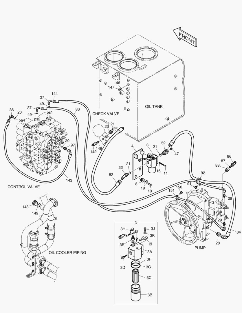 1340 PILOT PIPING(1) [5001~5017]