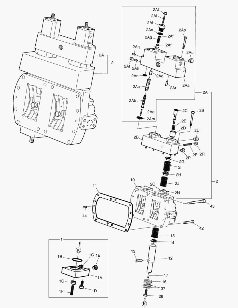 ОСНОВНОЙ НАСОС - УПРАВЛЕНИЕ