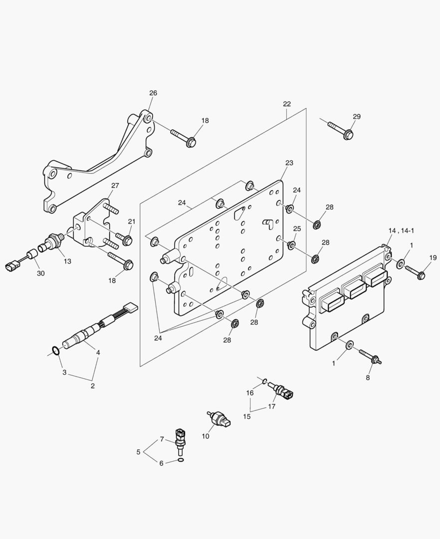 УСТАНОВКА ECU (TIER-III)