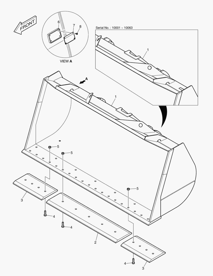 5200 BUCKET-3.5гЋҐ - CUTTING EDGE
