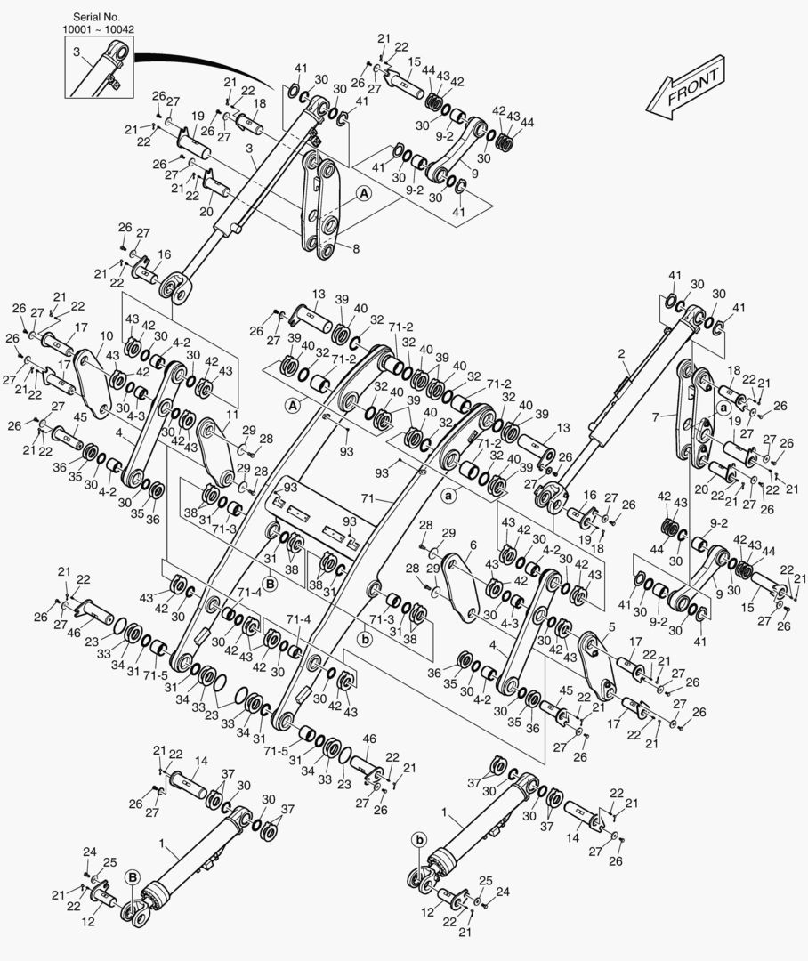 РУКОЯТЬ ПОГРУЗЧИКА В СБОРЕ