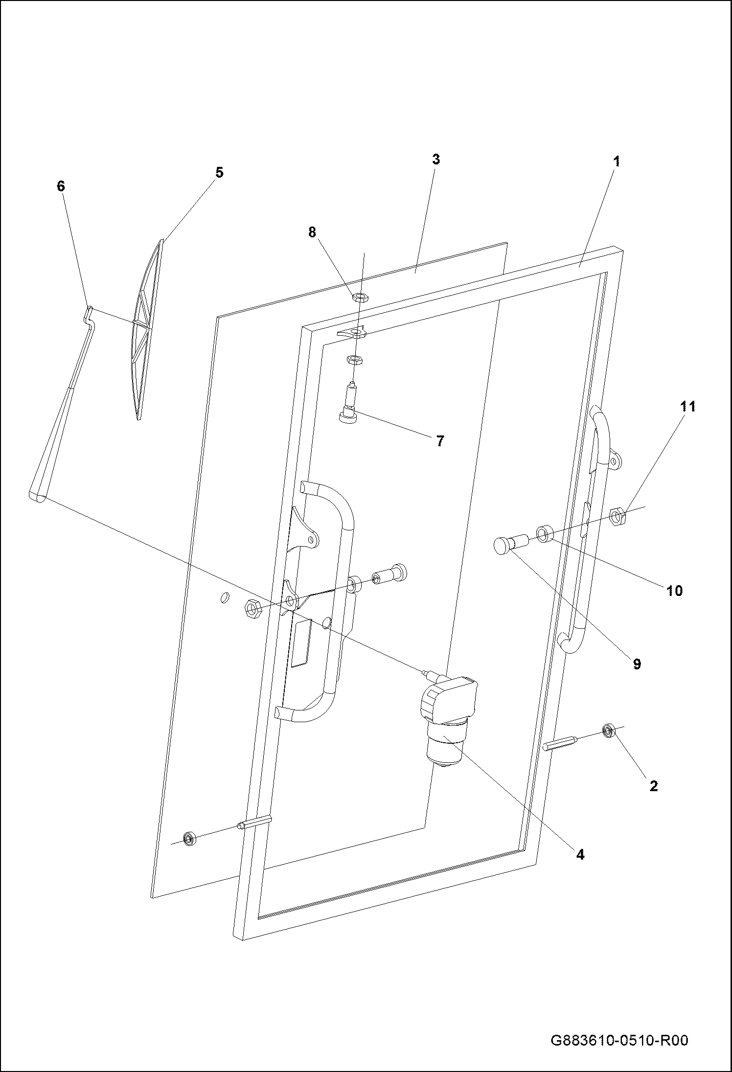 КОМПЛЕКТ ДЕТАЛЕЙ ПЕРЕДНЕЙ РАМЫ