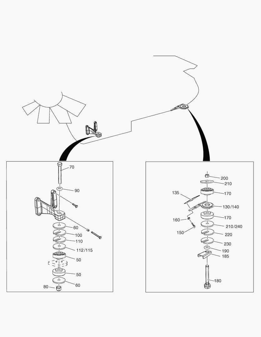 G011-10 ENGINE SUSPENSION