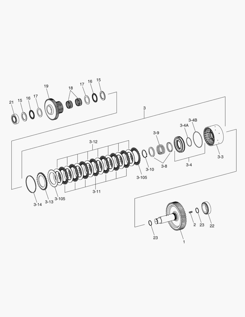 СЦЕПЛЕНИЕ K3 - ТРАНСМИССИЯ