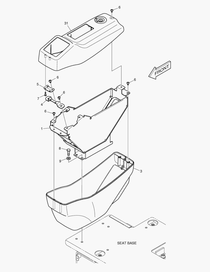 ПУЛЬТ УПРАВЛЕНИЯ - ПРАВОСТОРОННИЙ