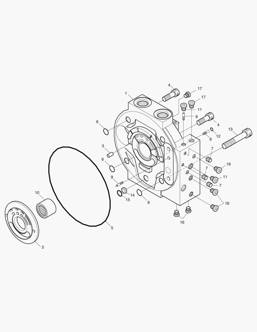 ОСНОВНОЙ НАСОС - КРЫШКА