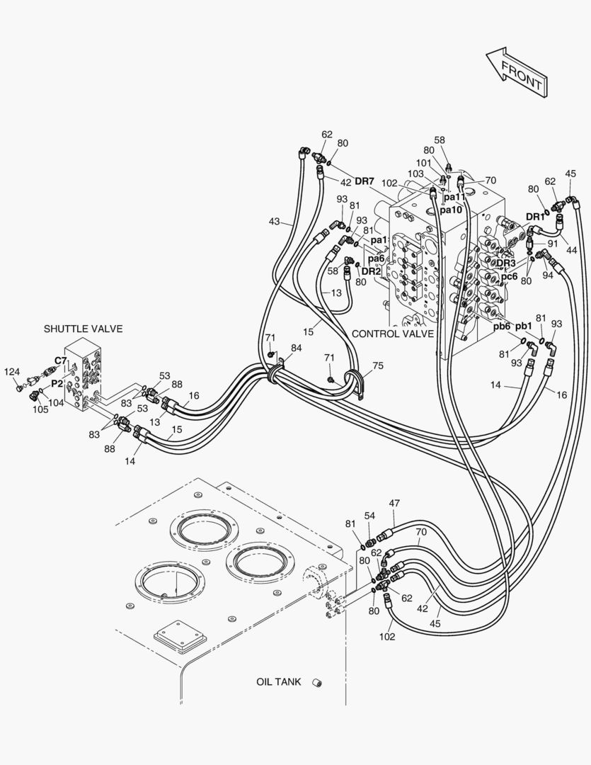 ТРУБОПРОВОД СЕРВОУПРАВЛЕНИЯ(4)