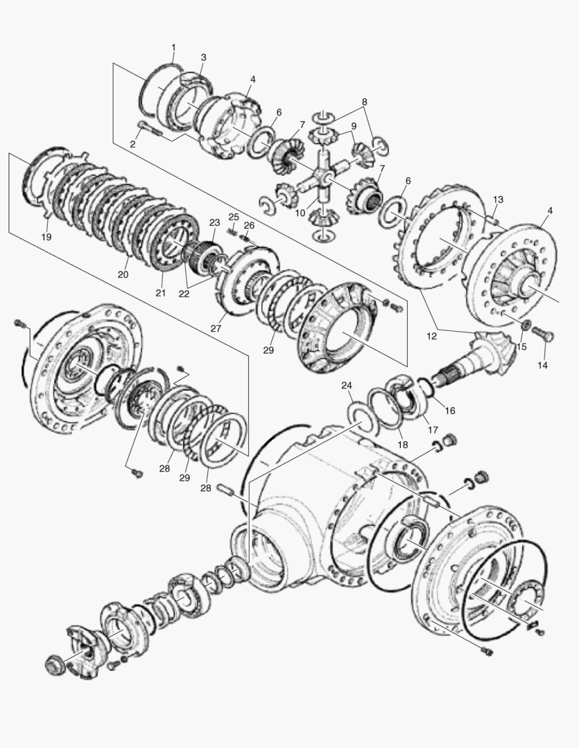 G090-20 DIFFERENTIAL ASS`Y [730068~]
