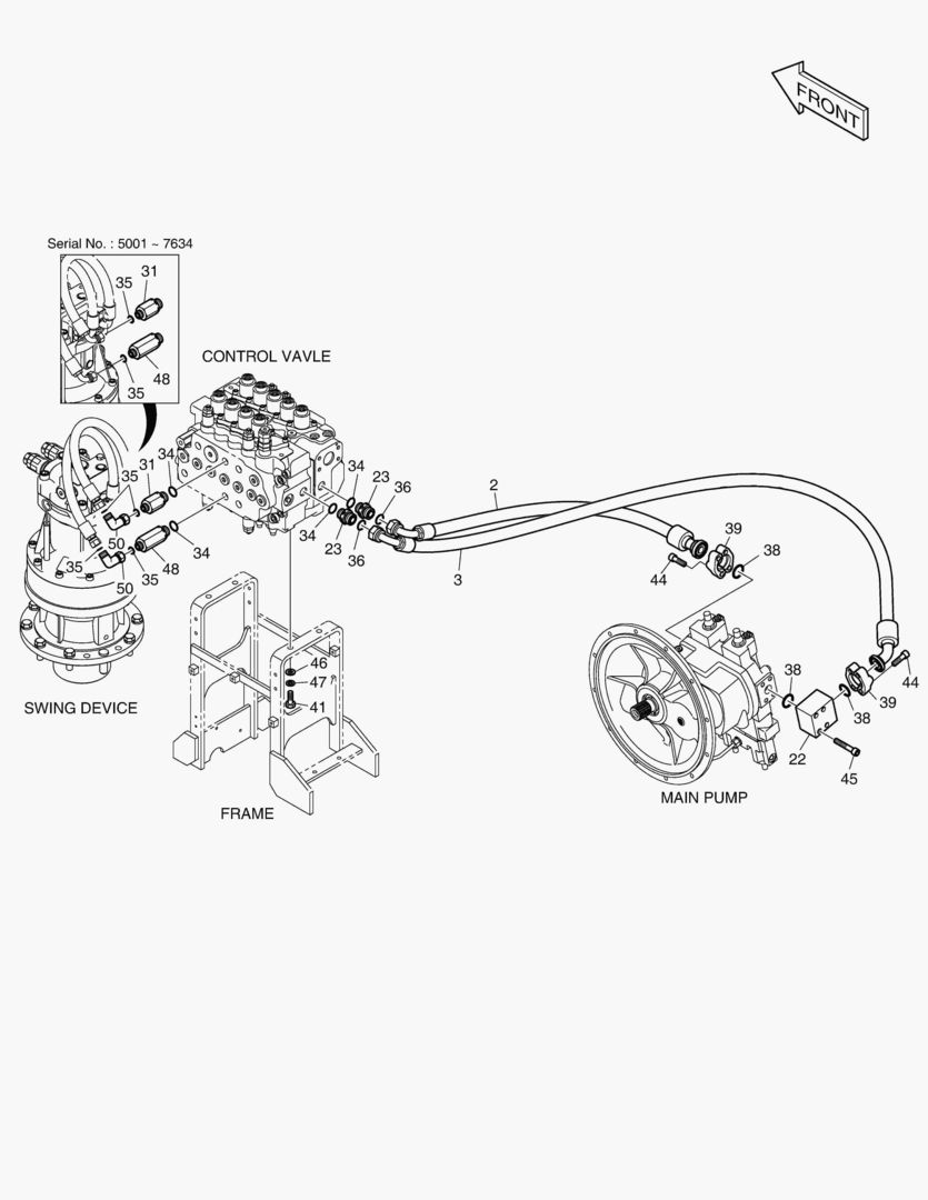ГЛАВНАЯ МАГИСТРАЛЬ(1) - НАСОС, ПОВОРОТ