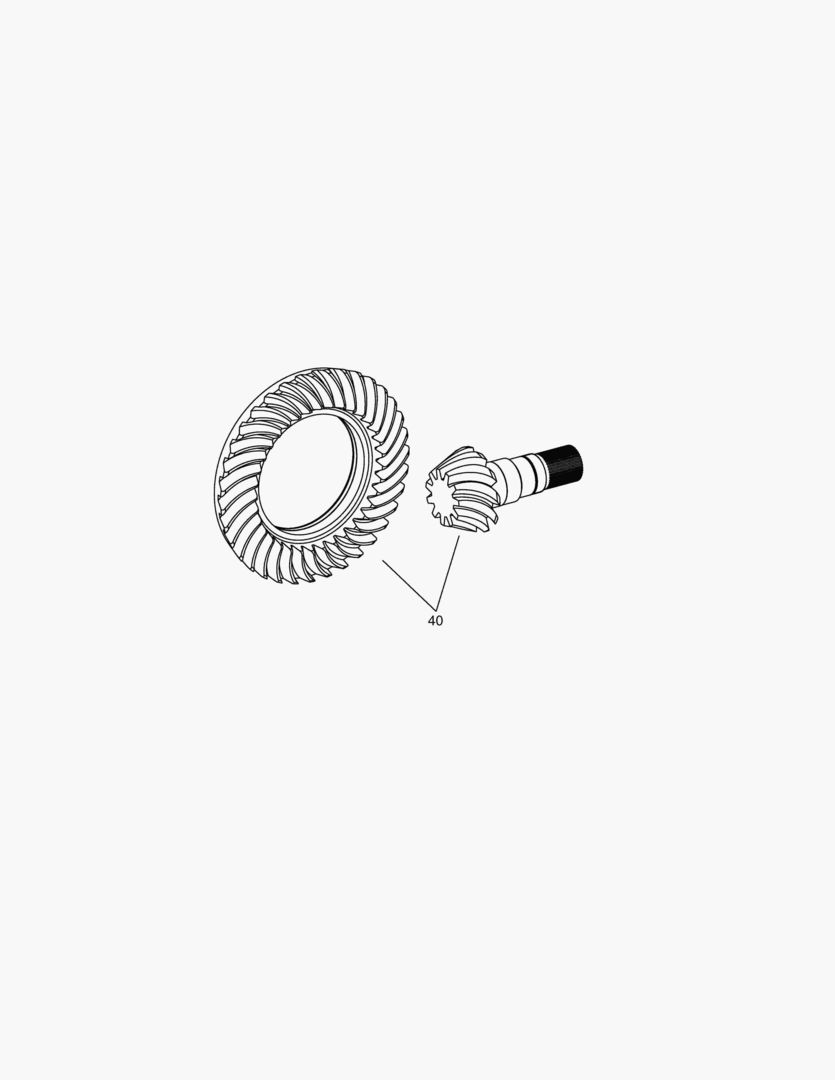 G070-420 BEVEL GEAR SET