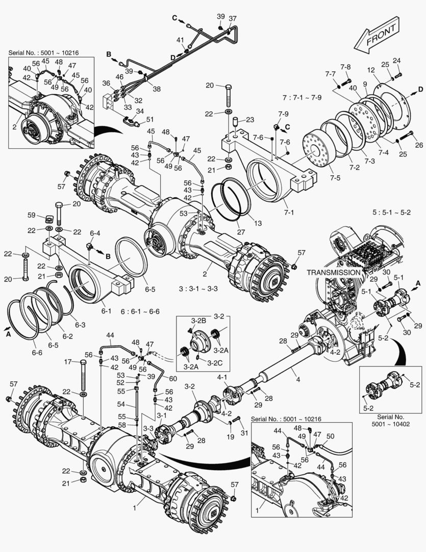 1150 AXLE & DRIVE SHAFT