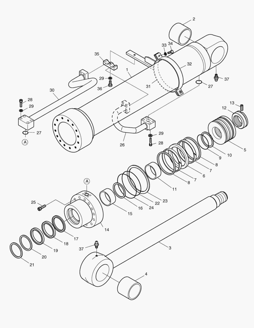 4241 BOOM CYLINDER-L.H [2300~]