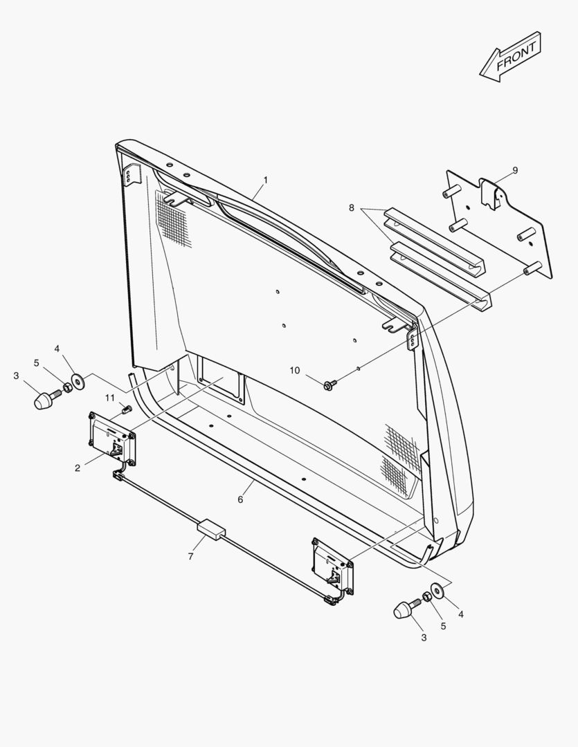 РЕШЕТКА РАДИАТОРА В СБОРЕ