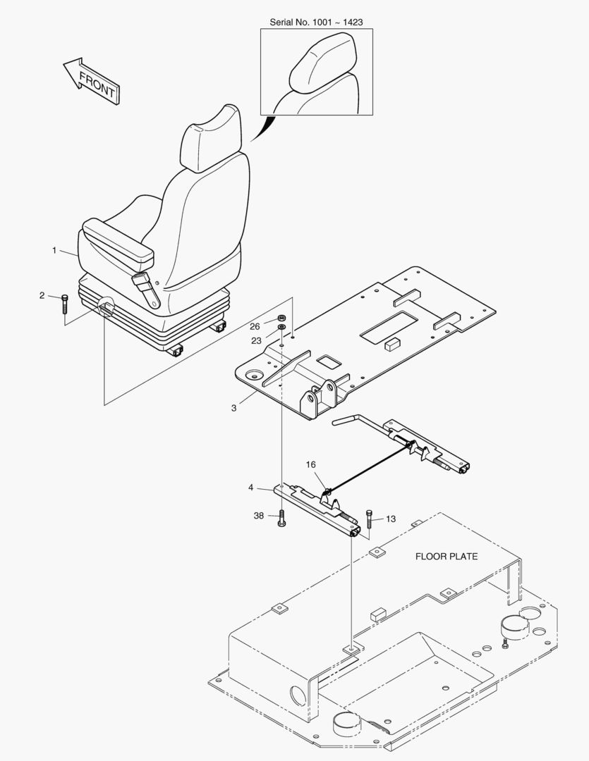 УСТАНОВКА СИДЕНЬЯ