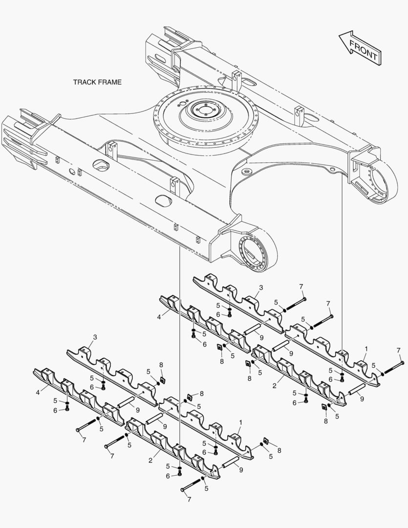 ПРЕДОХРАНИТЕЛЬ ГУСЕНИЦЫ - ПОЛНОСТЬЮ
