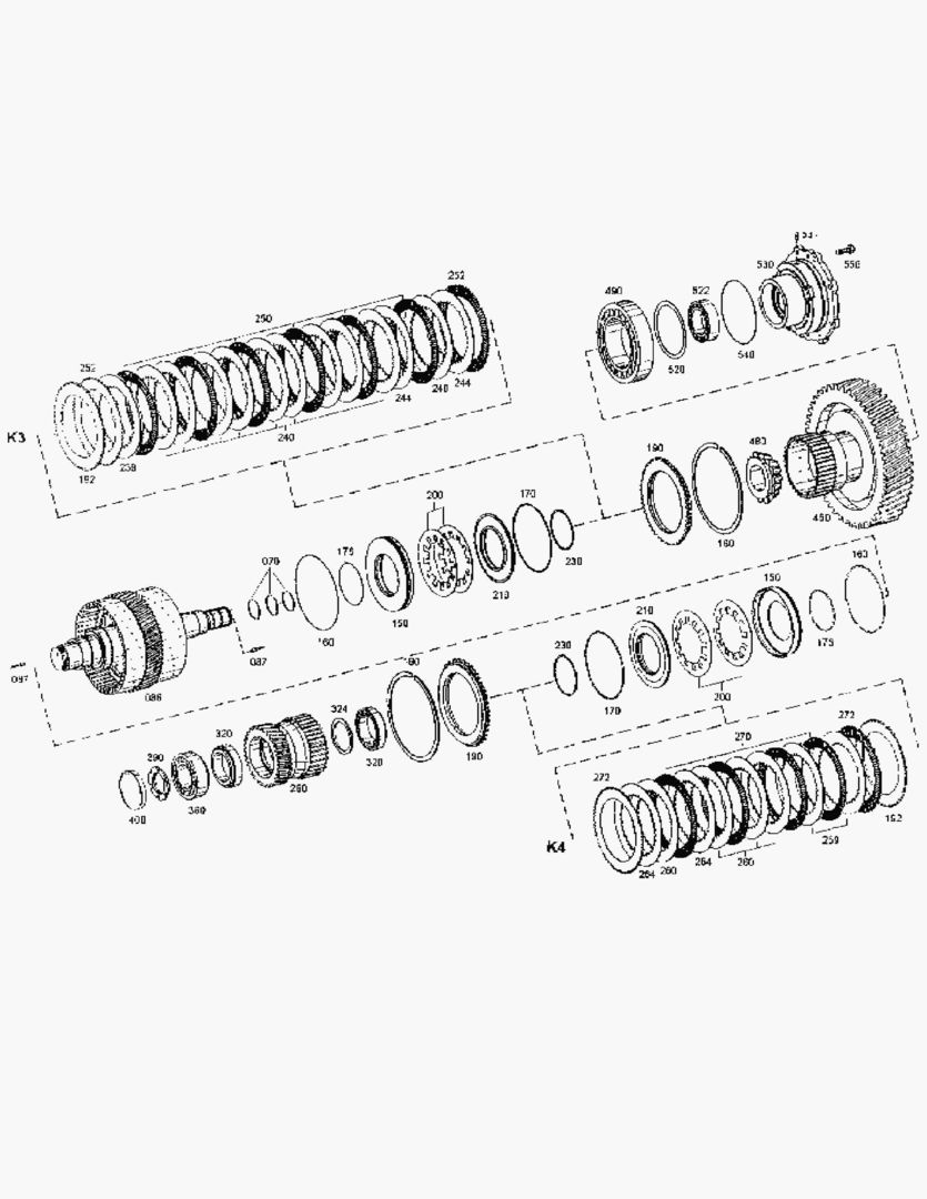 СЦЕПЛЕНИЕ K3 + K4