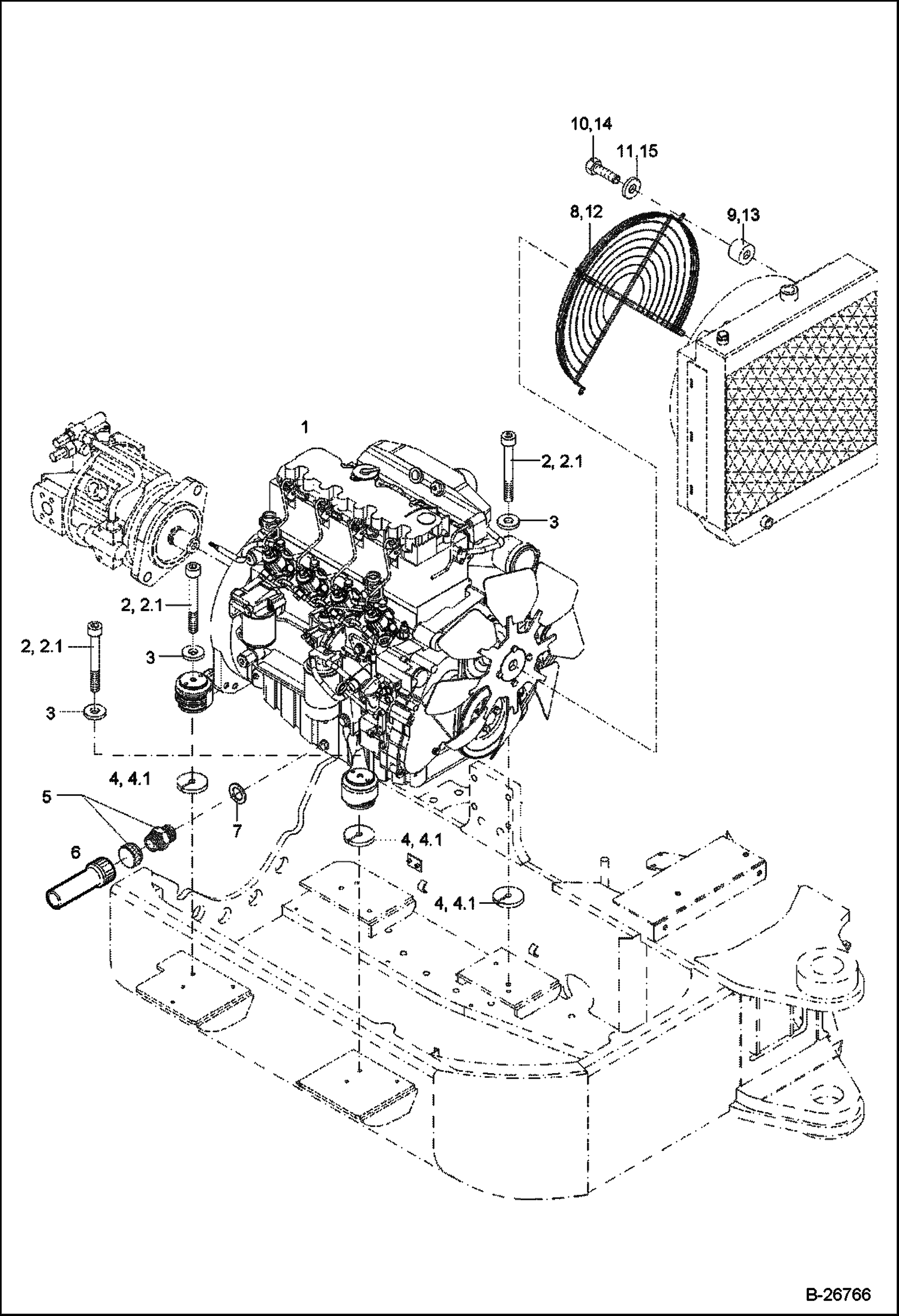 ДВИГАТЕЛЬ В СБОРЕ 5289 11313 И НИЖЕ