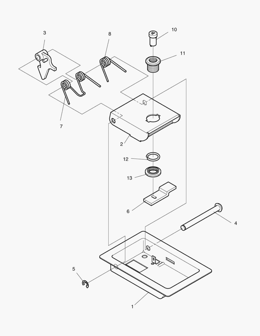 1570 DOOR LOCK-R.H. [1~115]
