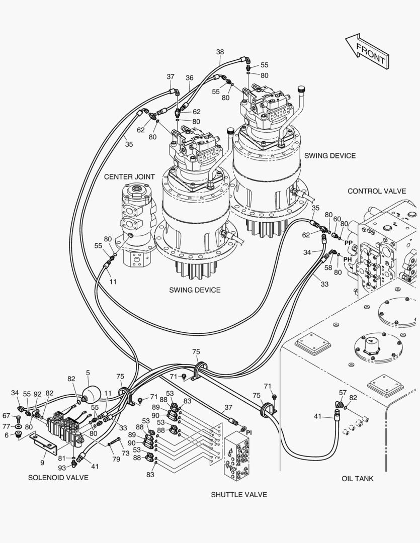 ТРУБОПРОВОД СЕРВОУПРАВЛЕНИЯ(5)