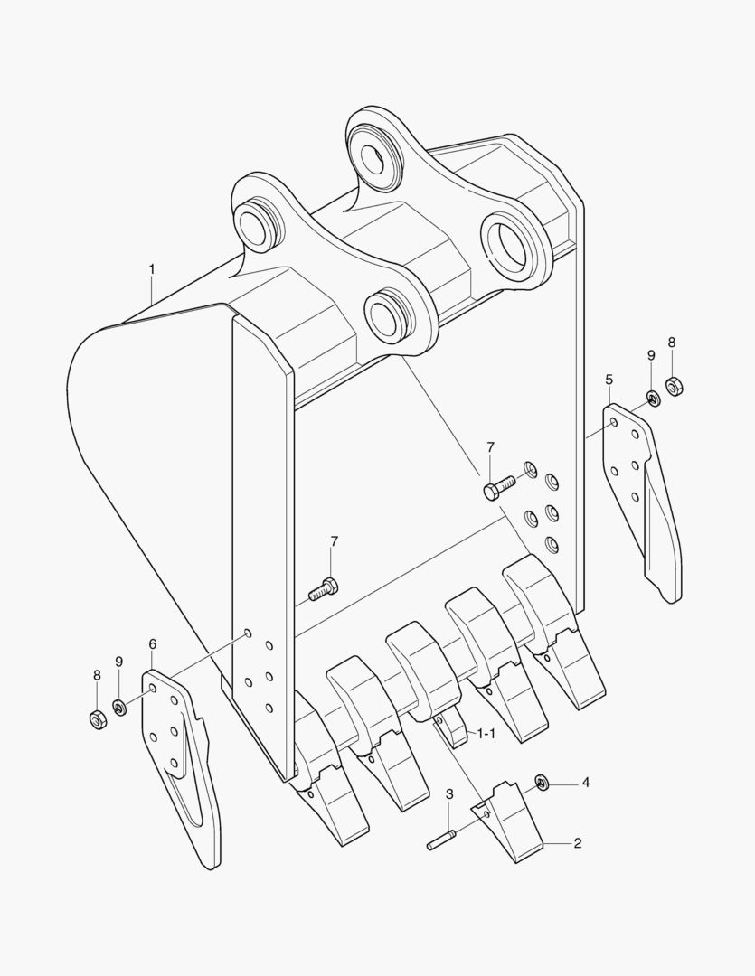 5151 BUCKET-0.45MВіSIDE TYPE