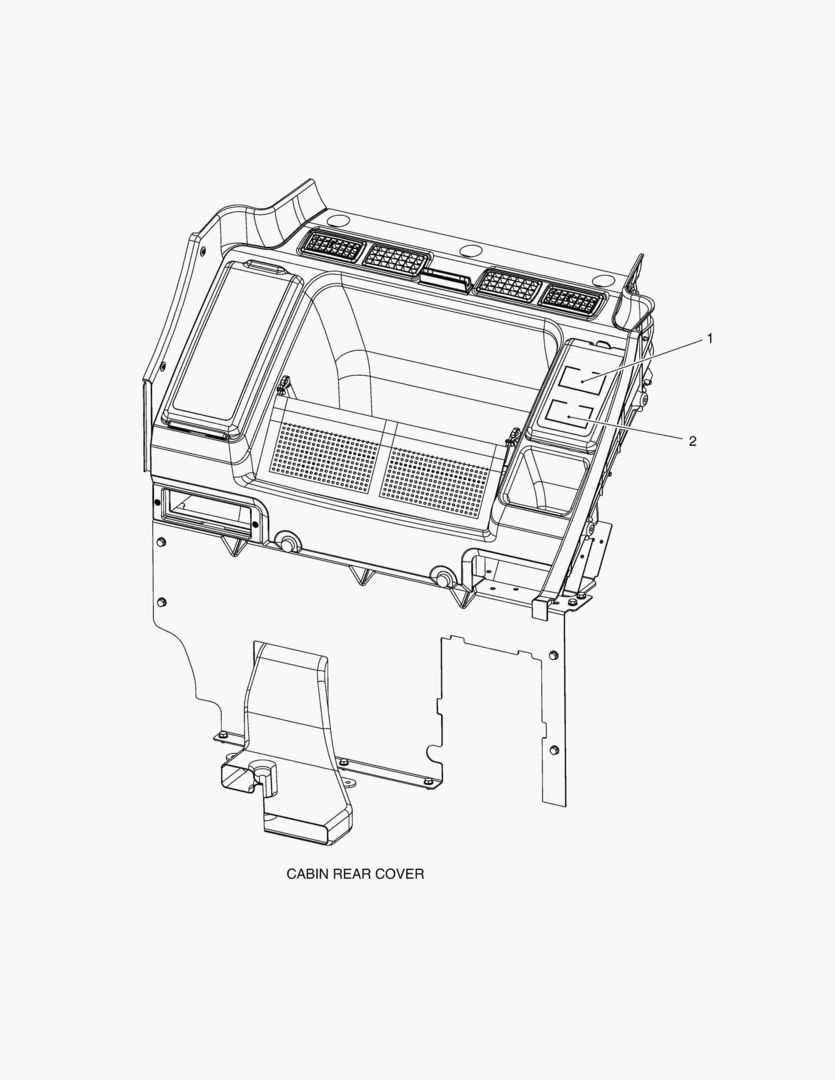 ПРЕДУПРЕЖДАЮЩАЯ ТАБЛИЧКА - БЛОК ПЛАВКИХ ПРЕДОХРАНИТЕЛЕЙ(СИСТЕМА ЗАЩИТЫ ПРИ ОПРОКИДЫВАНИИ)