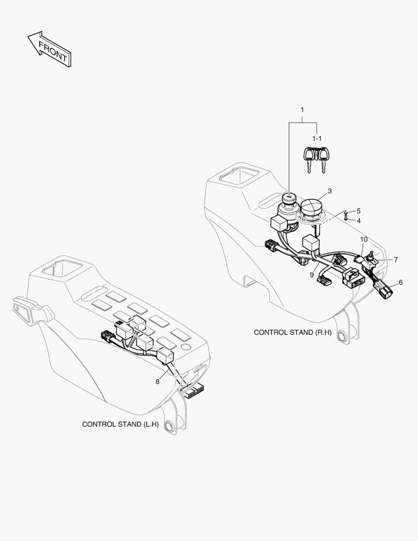 ЭЛЕКТРИЧЕСКИЕ ЗАПЧАСТИ - ПУЛЬТ УПРАВЛЕНИЯ
