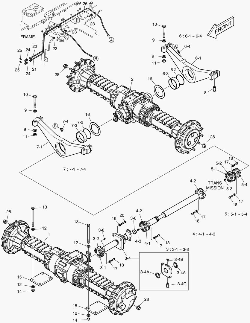 1140 AXLE & DRIVE SHAFT