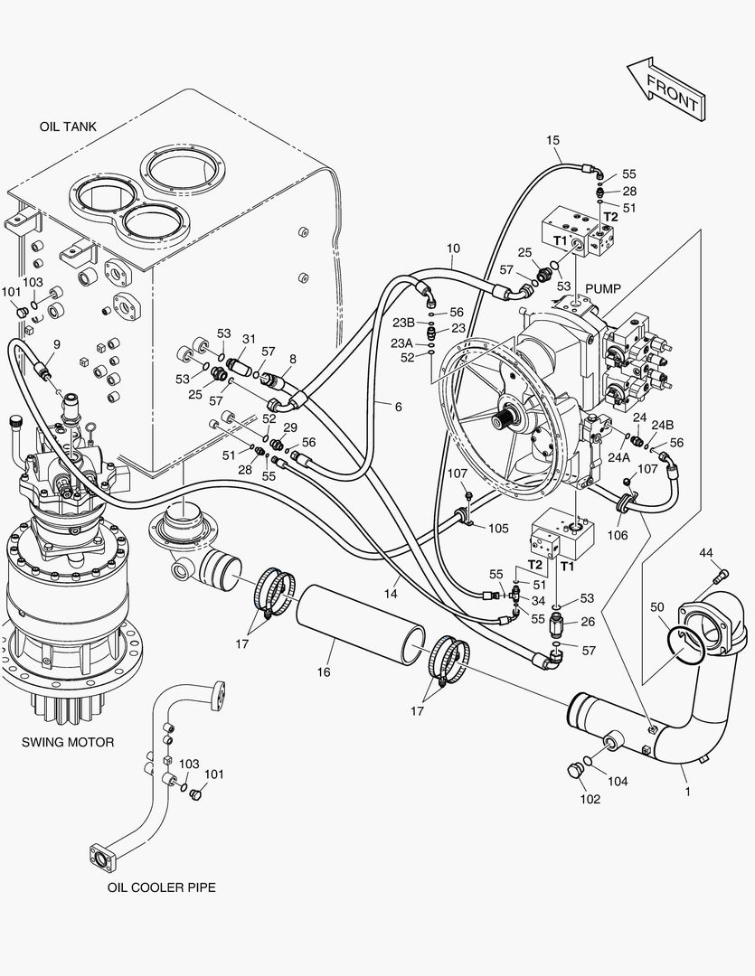 ТУБОПРОВОД МАСЛЯНОГО РАДИАТОРА(1)