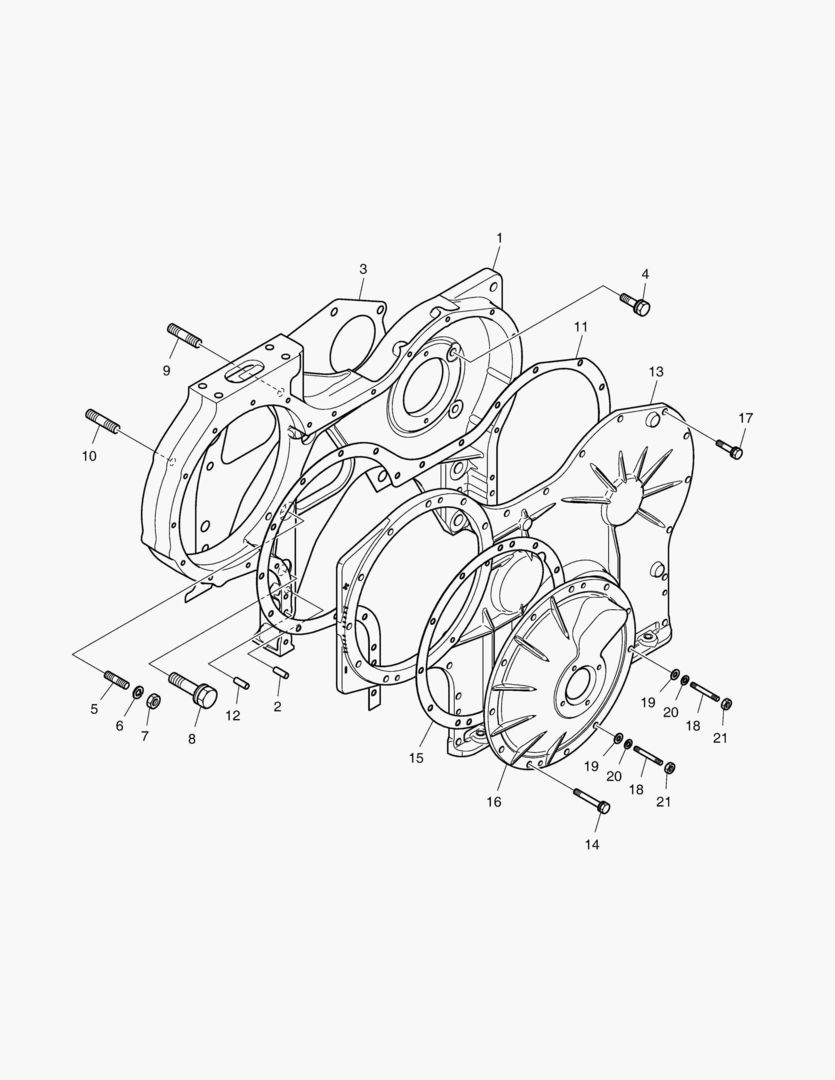 КАРТЕР РАСПРЕДЕЛИТЕЛЬНЫХ ШЕСТЕРЕН