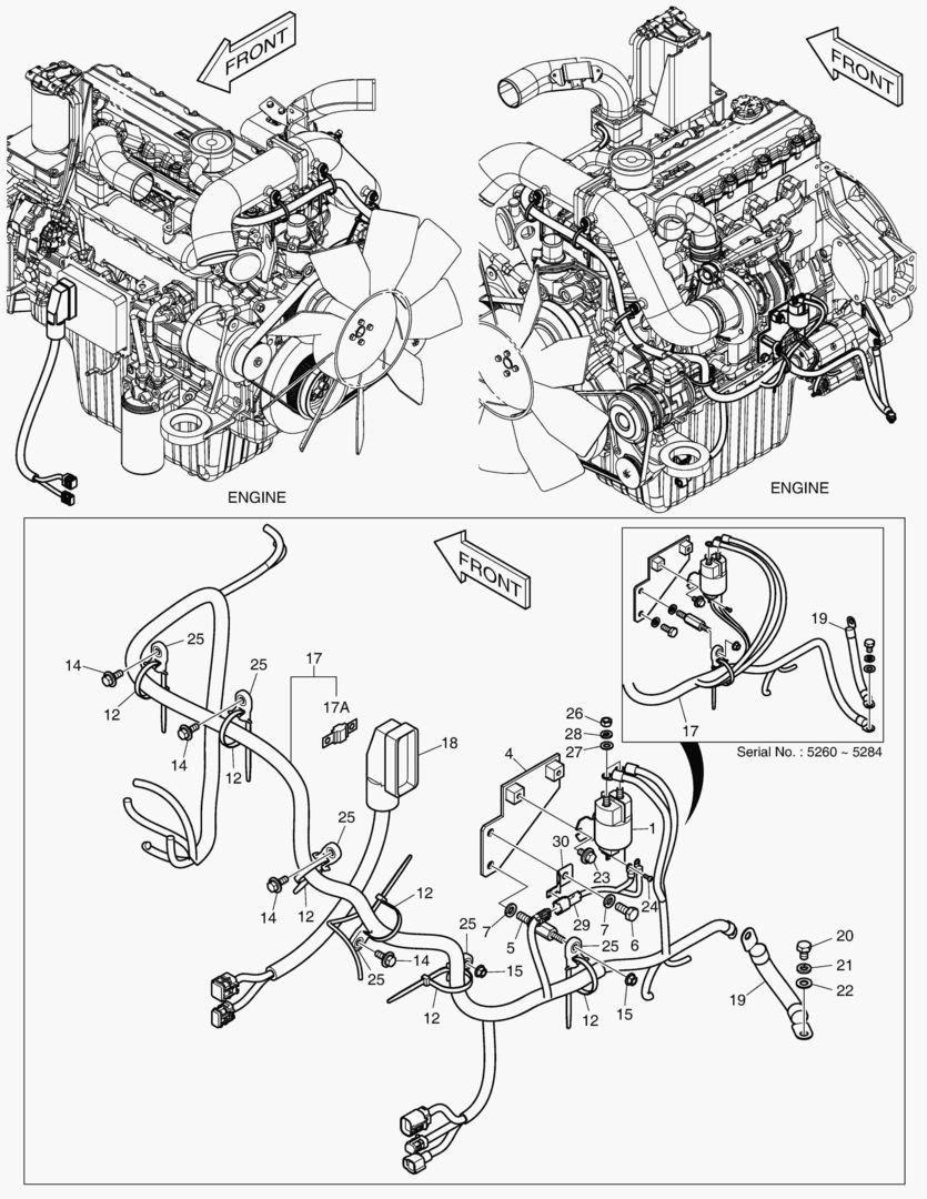 1721 ELECTRIC PARTS - ENGINE [5260~]