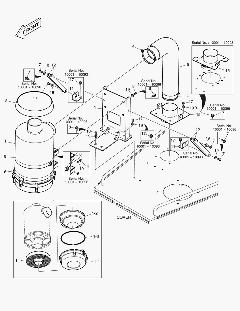 5680 AIR CLEANER ASS`Y - OIL WASHED [10001~10103]