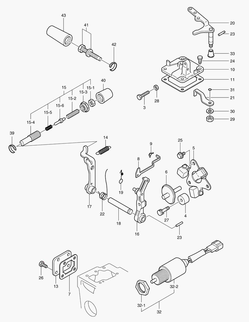 Схема ЗАПЧАСТИ РЕГУЛЯТОРА ОБОРОТОВ