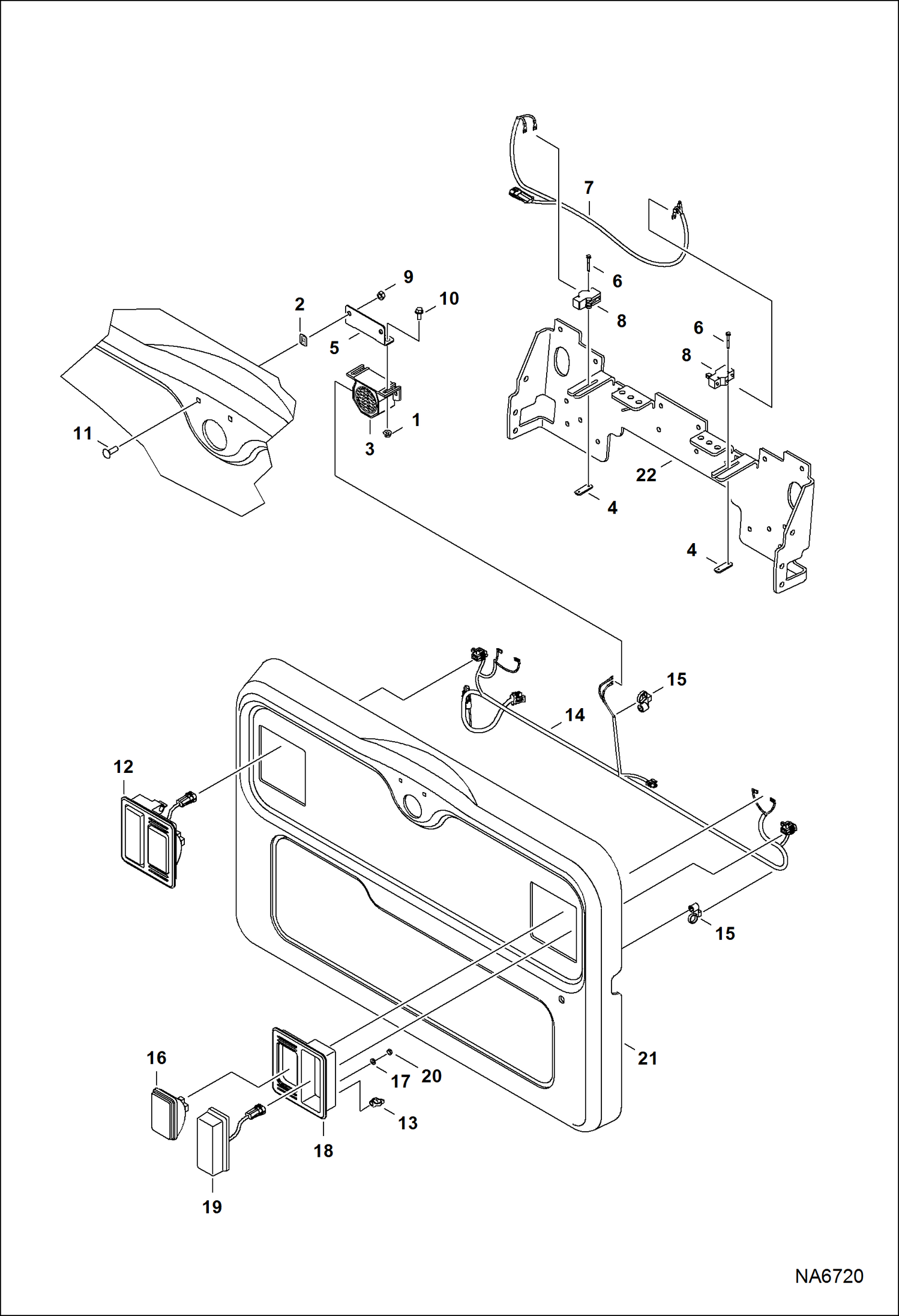 ЭЛЕКТРИЧЕСКАЯ СХЕМА (Задние огни, сигнал заднего хода.)