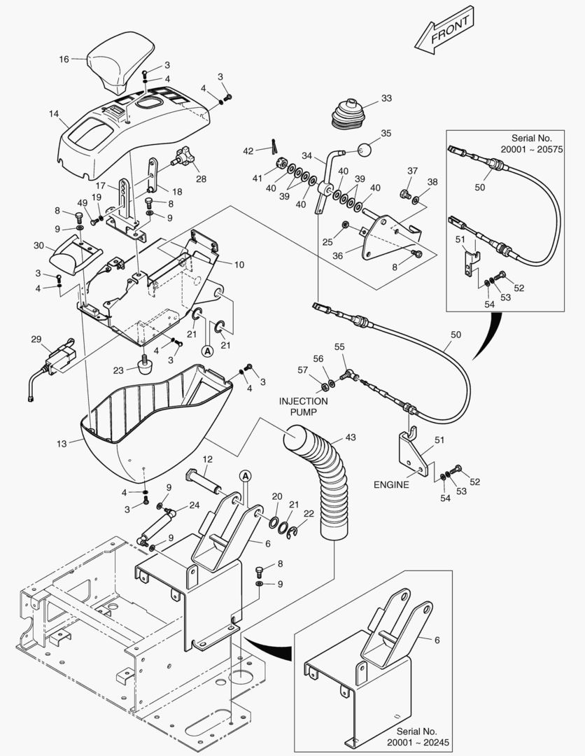 ПУЛЬТ УПРАВЛЕНИЯ В СБОРЕ - ЛЕВОСТОРОННИЙ