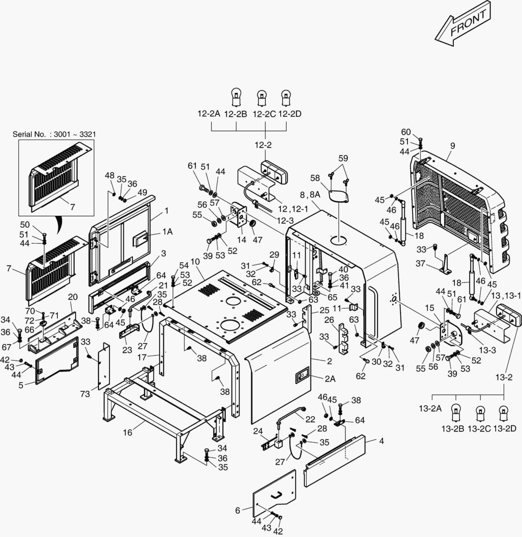 КРЫШКА ДВИГАТЕЛЯ