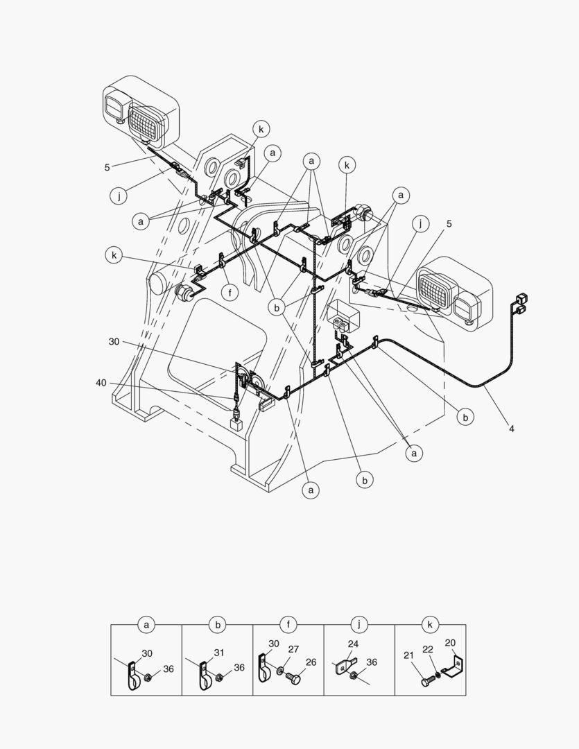 1461 ELECTRIC WIRING(3)-FRONT FRAME [1021~]