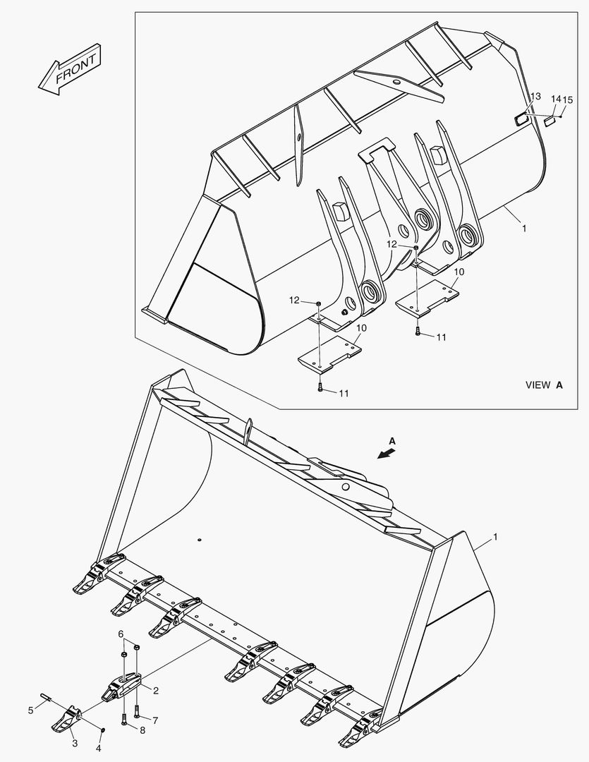 2141 BUCKET - 5.4гЋҐ TOOTH [10121~]