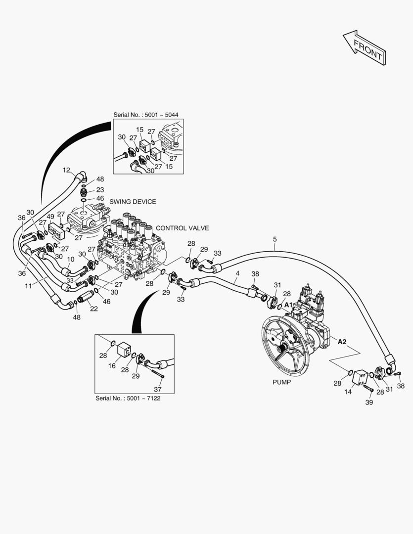 ГЛАВНАЯ МАГИСТРАЛЬ(1) - НАСОС, ПОВОРОТ