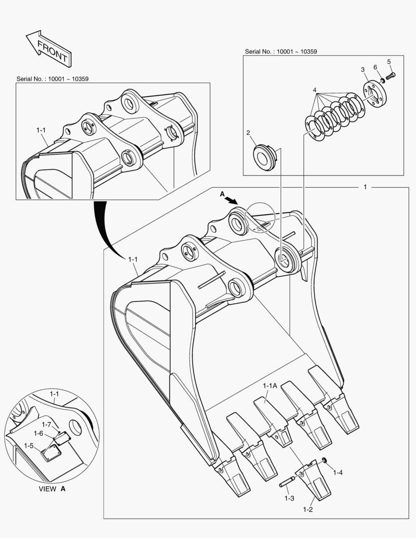 6930 ROCK BUCKET ASS`Y 1.51mВі - HEAVY DUTY
