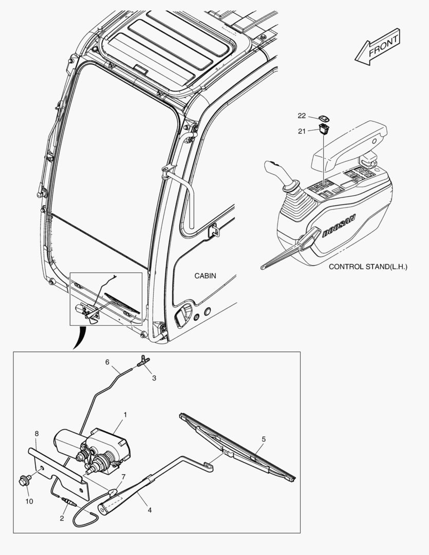 СТЕКЛООЧИСТИТЕЛЬ НИЖНЕГО СТЕКЛА