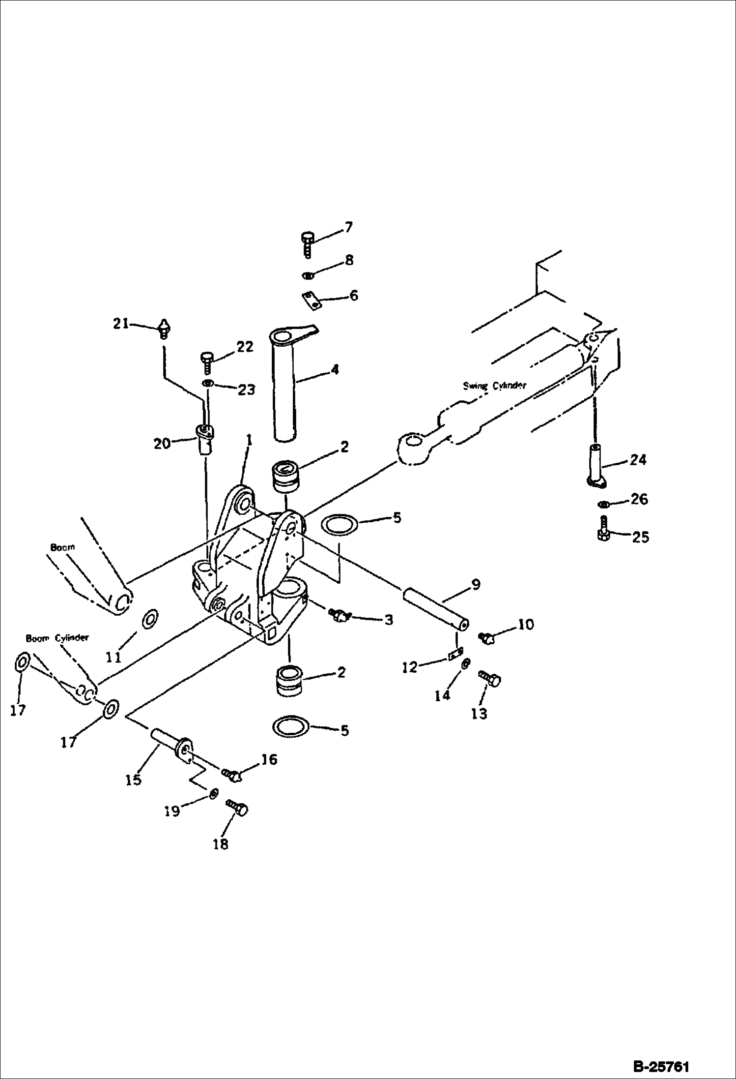 ПОВОРОТНЫЙ КРОНШТЕЙН СТРЕЛЫ