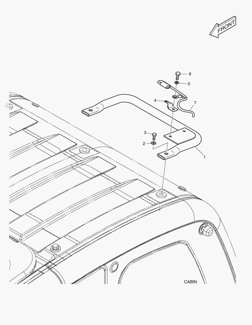 1880 ROTATING BEACON MOUNTING [5001~5093]