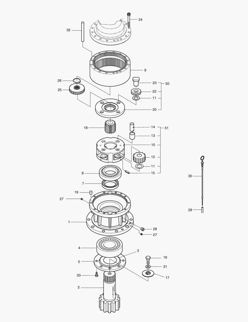 Спецтехника 4160 SWING REDUCTION GEAR [1001~1742] - главное фото